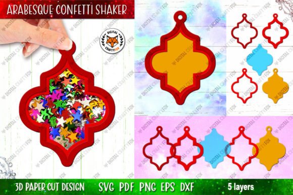 Arabesque Confetti Shaker Holder SVG: A Practical Guide for Paper Crafters