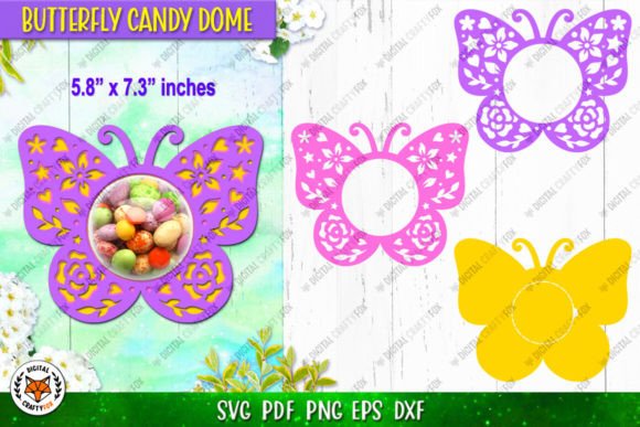 Butterfly Candy DomeHolder DIY: Crafting Elegant 3D Paper Decor