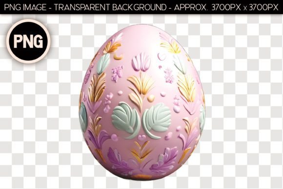 Easter Egg Isolated Object 19: Elevating Your Design Projects with Victorian Elegance