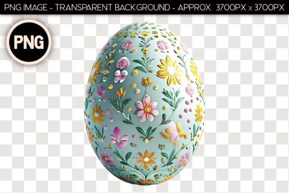 Easter Egg Isolated Object 20: A Versatile Design Asset