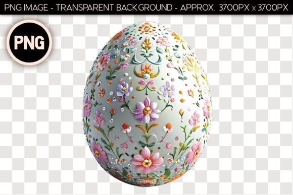 Easter Egg Isolated Object 21: A Versatile Digital Asset for Design and Crafting