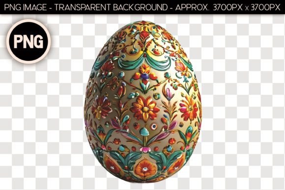 Easter Egg Isolated Object 52