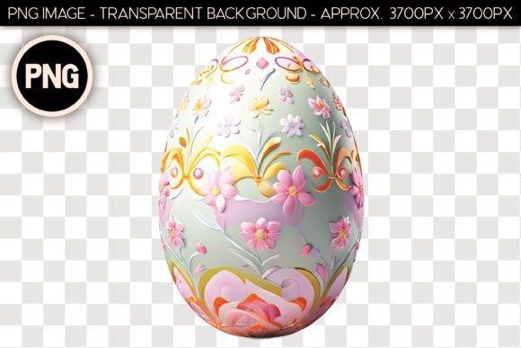 Elevating Visual Design with Easter Egg Isolated Object 22: A Versatile Asset for Creators