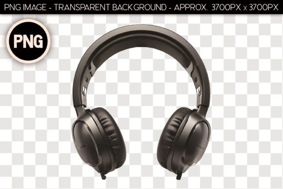 Headphones PNG Isolated Object 31: A Versatile Asset for Digital and Print Design