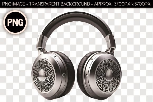 Headphones PNG Isolated Object 44: Creative Uses