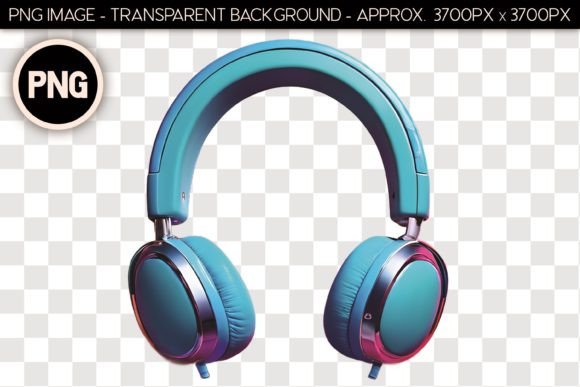 Headphones PNG Isolated Object 49: A Versatile Asset for Design and Digital Planning