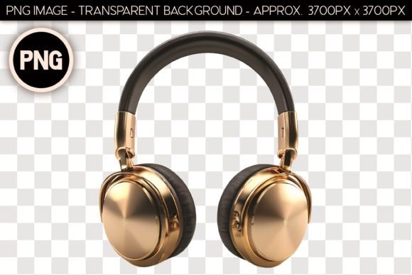 Integrating Headphones PNG Isolated Object 39 into Professional Design Workflows