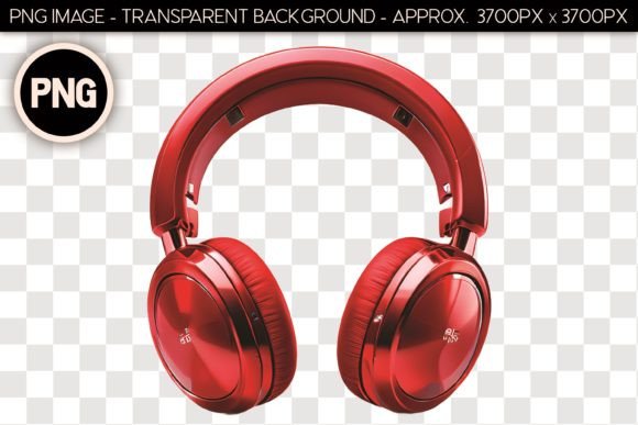 Strategic Visual Assets: Leveraging Headphones PNG Isolated Object 59 for Brand and Design Impact